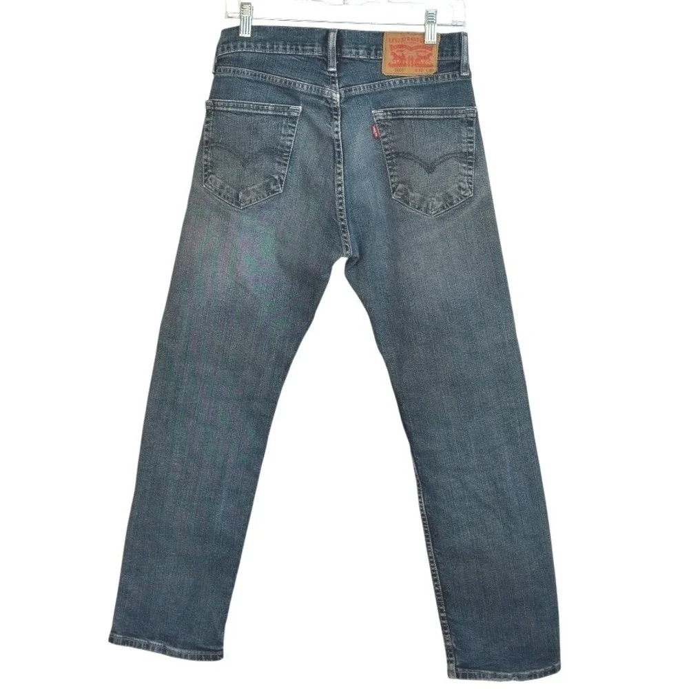 Levis 505 Regular Fit Straight Leg Denim‎ Blue Jeans Americana Streetwear 30x30